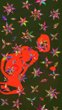 Tekstil, duvar kâğıdı, kapaklar, yüzey, baskı, hediye paketi, hatıra defteri, dekupaj. Küçük yabani çiçeklerdeki halk modelini çiz. Taşralı şıklığı. Liberty style millefleurs.