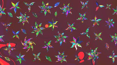 Raster illüstrasyonu. Suluboya çizim kalıbı. Dekorasyon ve tasarım için güzel bir desen. Eski model. Çiçeğin suluboya çizimlerinin mükemmel deseni. Moda yazdırma.