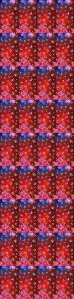 Renkli çizim kalıbı. Çiçek arkaplan. Çiçek duvar kâğıdı. Raster illüstrasyonu. Kırmızı ve pembe renkli şirin tekstil.