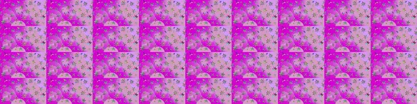 Raster illüstrasyonundaki çiçek desenli çizim. Tarafsız ve morumsu renklerde çiçekler.