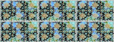 Doğu tarzı arabesk tarzında altın elementler. Raster altın pürüzsüz desen. Kusursuz altın desenli bukleler. Tarafsız renklerde kusursuz desen.