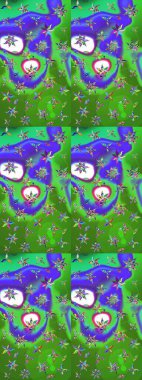 Çizim çiçek deseni duvar kağıdı, web sitesi arka planı, ambalaj kağıdı, davetiye, broşür, afiş veya web sitesi için kullanılabilir. El çizimi Raster çizimi. Karalama elementleri.