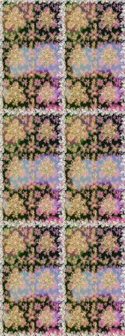 Doğu tarzında klasik tasarım öğesi. Süslü dantel iz sürücü. Gri renkli geleneksel Arapça dekor. Duvar kâğıdı için altın süslü bir illüstrasyon. Çiçekli süslemeli, pürüzsüz bir desen..