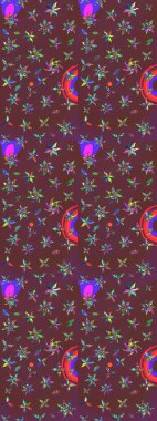 Büyük bir çiçek boyası seti. Kartlar, davetiyeler, tarih kartları ve daha fazlası için kullanılabilir. Raster şirin suluboya çiçek deseni çizimi.