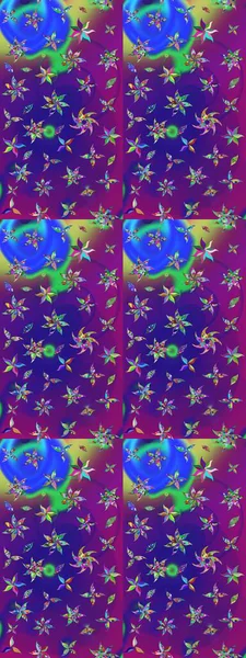 Klasik çiçek tasarımı elementleri. Menekşe ve mor kıvırcık çiçekler mor ve mor renkte şekillenir. Raster illüstrasyonu.