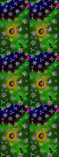 Küçük çaplı çiçeklerdeki basit şirin desenler. Tekstil veya kitap kapakları, imalat, duvar kağıtları, baskı, hediye paketi ve yapıştırma kitabı için çiçek eskizi geçmişi. Raster illüstrasyonu.