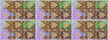 Barok tarzında kusursuz bir doğulu süsü. Kahverengi ve nötr renklerde altın elementlerle geleneksel altın sarısı desen.