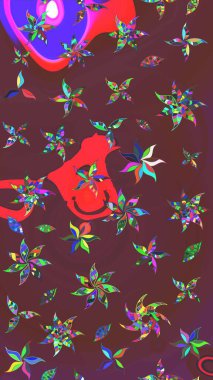 Tekstil, duvar kâğıdı, kapaklar, yüzey, baskı, hediye paketi, hatıra defteri, dekupaj. Taşralı şıklığı. Küçük yabani çiçeklerdeki halk modelini çiz. Liberty style millefleurs.