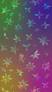 Çizim kalıbı. Organik motif arka planı. Raster illüstrasyonu. Ultraviyole kumaş deseni.