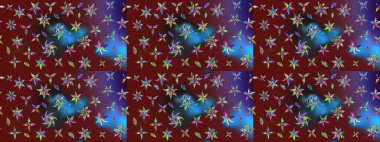 Çiçek deseni. Renkli Bahar Teması eskiz kalıbı. Düz Çiçek Elementleri Tasarımı. Raster illüstrasyonu. Chichi kumaş deseni çiz.