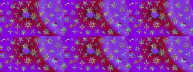 Menekşe ve mor lale çiçekli Raster eskiz deseni. Doğal kozmetik ürünleri, parfüm, çiçekçi dükkanı için bahar ihalesi tasarımı. Karşılama ya da düğün geçmişi olarak kullanılabilir. Paket kağıdı için en iyisi..