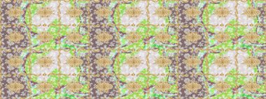 Eskiz kalıbı altın elementler. Klasik çiçek dokusu. Raster illüstrasyonu. Tarafsız renklerde Royal retro. Kart, duvar kağıdı, ambalaj ve tekstil için klasik tasarım. Altın şablon.