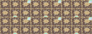 Klasik klasik klasik arka plan. Geleneksel oryantasyon süsü. Klasik Raster kahverengi ve altın desenli çizim.