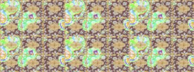 Geleneksel klasik altın desen. Altın elementlerle nötr renklerde altın desen. Barok tarzında eskiz oryantal süsü. Raster doğulu süsü.