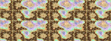 Kahverengi renkte altın bir element. Damask arkaplanı. Altın çiçekli eskiz deseni. Barok tarzında altın çiçekli süs..