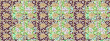 Düz elle çizilmiş klasik koleksiyon. Raster Golden eskiz kalıbı. Altın elementlerle nötr renklerde altın desen. Arkaplan, kumaş, altın duvar kağıdı.