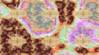 Paisley 'ler zarif çiçek desenli eskiz arka plan duvar kâğıdı resimleriyle klasik güzel modern 3D çizgili sanat eseri ve nötr desenli çiçek yaprakları ve süslemeleri..