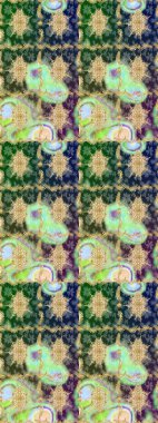 Klasik Raster Golden eskiz kalıbı. Çiçek süsü kumaş deseni, cam, çiçek desenli altın elementli, nötr renklerde metal..