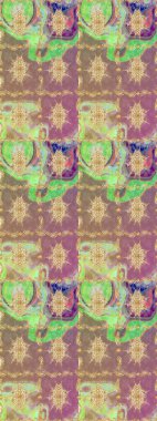 Altın şablonu çiz. Altın elementlerle bej renklerde altın desen. Raster doğulu süsü.