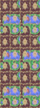 Kıvrımlı çizimler. Doğulu stil, altın elementlerle kahverengi renklerde altın desenli arabesk yapar. Raster altın desen.