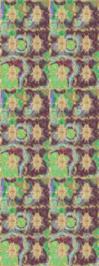 Antika altın tekrarlanabilir duvar kağıdı. Kahverengi renklerde altın element. Damask çizimi tekrarlanıyor. Barok tarzında altın çiçekli süs..