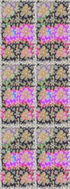 Tekrarlayan elementlerle soyut arkaplan oluşturun. Raster illüstrasyonu. Gri renkler ve altın elementler üzerinde altın pürüzsüz desen. Kusursuz, klasik altın desen..