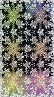 Parlak dantel, stilize çiçekler, şal desenli. Gri renklerde, altın elementlerle kusursuz desen. Hassas altın deseni açın. Doğu tarzı arabesk. Raster. Kusursuz altın dokular bukleler.