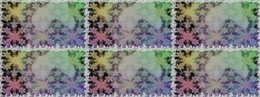 Gri ve nötr renklerde ve altın elementlerle kusursuz klasik desen. Noel, kar tanesi, yeni yıl 2019.