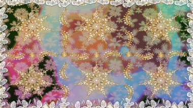 Doğu tarzı arabesk tarzında altın elementler. Raster altın pürüzsüz desen. Kusursuz altın desenli bukleler. Nötr ve bej renklerde pürüzsüz desen.