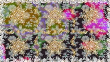 Kusursuz raster arka plan. Kusursuz çiçek deseni. Duvar kâğıdı barok, İspanyol kumaşı. Gri ve nötr renkler üzerinde grafiksel modern kusursuz desen.