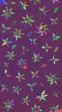 Folk style. The elegant the template for fashion prints. Amazing sketch floral pattern with bright colorful flowers and leaves on a purple and green colors. Modern floral background.