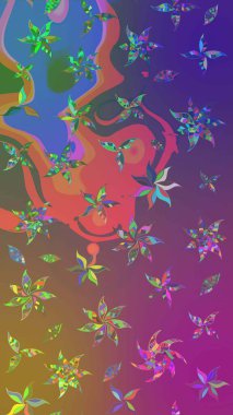 Büyük bir çiçek boyası seti. Raster şirin suluboya çiçek desenleri çiziyor. Kartlar, davetiyeler, tarih kartları ve daha fazlası için kullanılabilir.