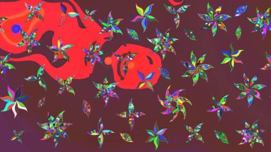 Güzel kumaş deseni. Çiçek arkaplan. Çizim raster deseni.