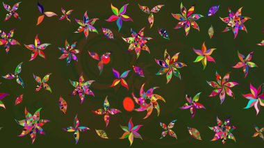 Raster 'ın taze dokusu. Yumuşak pamuk tasarımı. Klasik çiçek desenli. Yumuşak fayans. Paketleme, tekstil, duvar kağıdı için çiçek arkaplanı.