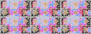 Tarafsız ve gri renklerdeki altın desenli altın elementler. Kusursuz klasik altın desen. Raster geleneksel oryantasyon süsü.