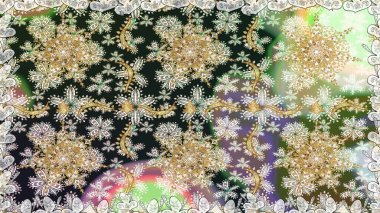 Klasik raster şablonu. Gri, nötr ve altın desenli. Tekrarlayan ögelerle kusursuz soyut arkaplan.