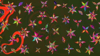 Çiçeğin suluboya çizimlerinin mükemmel deseni. Dekorasyon ve tasarım için güzel bir desen. Suluboya çizim kalıbı. Moda baskısı. Eski.