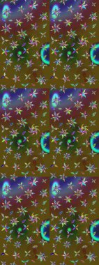 Suluboya desenli çiçek deseni. Ton halinde. Dekorasyon ve tasarım için güzel bir desen. Çiçeğin suluboya çizimlerinin mükemmel deseni. Moda yazdırma.