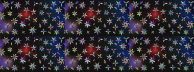 Gri ve mavi renklerde bahar çiçekleri. Raster illüstrasyonu. Yaprak ve çiçeklerin suluboya resimleri, gri ve mavi renkler üzerine çizimler..