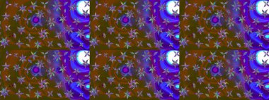 Kahverengi ve menekşe çiçekli eskiz deseni, suluboya çiçek deseni, sevimli çiçek, duvar kağıdı, kart veya kumaş için fayanslı. Raster - stok.