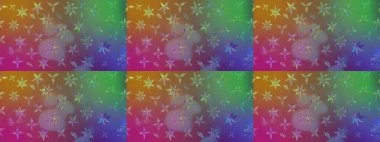 Suluboya elle çizilmiş çiçek desenli eskiz deseni. Parlak renkli fantezi çiçekleri, yapraklar, kahverengi ve yeşil renkli tomurcuklar kahverengi ve yeşil.