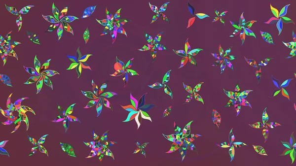 Raster güzel bir çiçek deseni çizmiş. Bahar mevsimi. Tatil havası. Nazik romantik baskı.