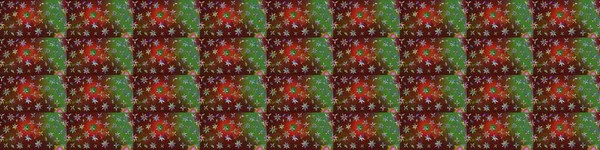 Raster illüstrasyonundaki çiçek desenli çizim. Kahverengi ve yeşil renkte çiçekler.