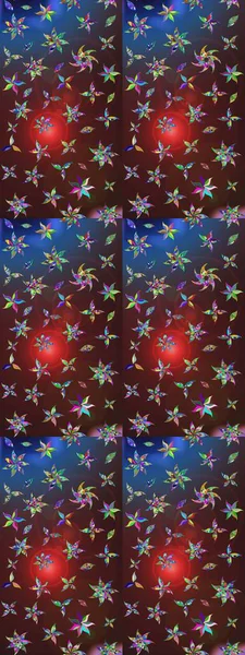 Raster illüstrasyonu. Tekstil veya kitap kapakları, imalat, duvar kağıtları, baskı, hediye paketi ve yapıştırma kitabı için çiçek eskizi geçmişi. Küçük ölçekli çiçeklerdeki basit sevimli desen.