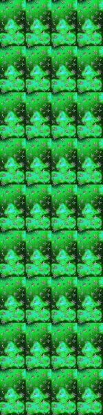 Çok yeşil ve mavi zarif küçük çiçekler ve yeşil ve mavi renkli komik böcekler, raster desen, illüstrasyon.