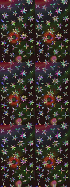 Raster illüstrasyonu. Çiçek. Gri ve kahverengi renklerde. Taslak dekoratif arka plan, çiçek mandala.