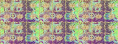 Damask arkaplanı. Altın çiçekli eskiz deseni. Tarafsız renklerde altın element. Barok tarzında altın çiçekli süs..