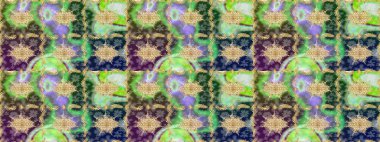 Skeç raster arka planı. Çiçek deseni. Yeşil renkte altın elementler. Duvar kâğıdı barok, İspanyol kumaşı. Şekil grafik deseni.