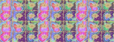 Klasik çiçek dokusu. Raster illüstrasyonu. Kart, duvar kağıdı, ambalaj ve tekstil için klasik tasarım. Eskiz kalıbı altın elementler. Tarafsız renklerde Royal retro. Altın şablon.