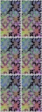 Raster altın pürüzsüz desen. Arkaplan, kumaş, altın duvar kağıdı. Gri renkli ve altın elementli altın desenli. Düz elle çizilmiş vintage koleksiyonu.